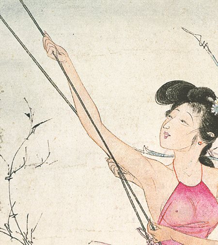 蒲江县-胡也佛的仕女画和最知名的金瓶梅秘戏图